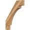 Ekena Millwork 4"W x 26"D x 34"H Merced Rough Sawn Knee Brace, Western Red Cedar BRC04X26X34MRC00RWR - alternate 1